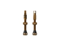 PEATYS Tubeless Valve Set Holeshot Fast Flow | bourbon bronze 42 mm