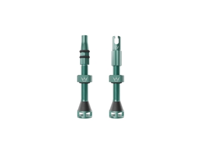 PEATYS Tubeless Valve Set Holeshot Fast Flow | Jade Green 42 mm