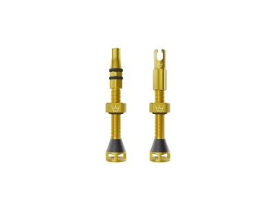 PEATY´S Tubeless Ventil Set Holeshot Fast Flow | Gold