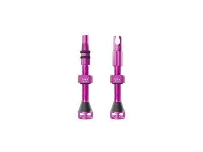PEATYS Tubeless Valve Set Holeshot Fast Flow | Punch Pink 60 mm
