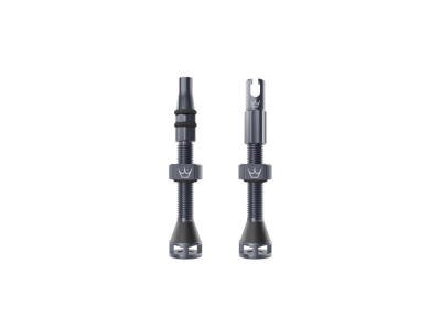 PEATYS Tubeless Valve Set Holeshot Fast Flow | Slate 42 mm