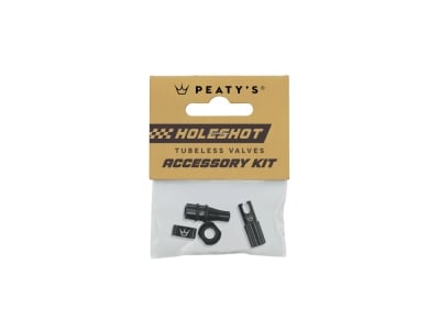 PEATYS Tubeless Valve Accessory Kit Holeshot Fast Flow black