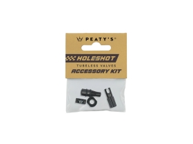 PEATYS Tubeless Valve Accessory Kit Holeshot Fast Flow black