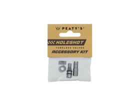 PEATYS Tubeless Valve Accessory Kit Holeshot Fast Flow Slate