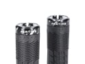 AERTIME Griffe Decline Lock-On | Jet Black / Silver Drizzle 32 mm - 34 mm (dick)