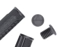 AERTIME Griffe Decline Lock-On | Jet Black / Sonic Silver 32 mm - 34 mm (dick)