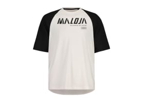MALOJA Kurzarmtrikot AnderterM. | shaded white multi