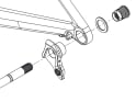 CARBON-TI Derailleur Hanger X-Hanger UDH | black