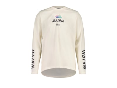 MALOJA Langarmtrikot PfeifferkogelM. | shaded white