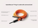 TEX-LOCK Textilschloss Mate 120 cm | Acid Orange
