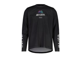 MALOJA Langarmtrikot PfeifferkogelM. | schwarz