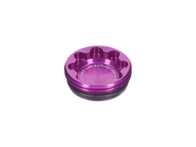 HOPE Spare Part Piston Cover RX4+SL large 16 mm | DOT | purple