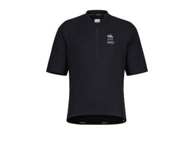 MALOJA Kurzarmtrikot SpiazzoM. | schwarz
