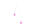 PAUL COMPONENT x FORAGER Cable Cherries cable end sleeves 2 pieces | pink