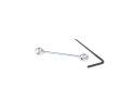 PAUL COMPONENT x FORAGER Cable Cherries cable end sleeves 2 pieces | silver