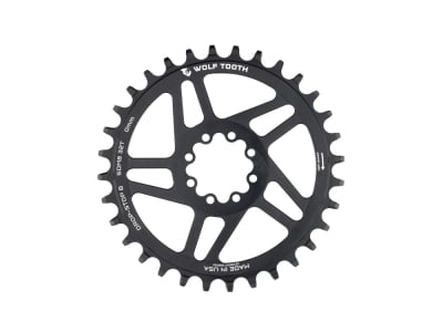 WOLF TOOTH Chainring Direct Mount Boost for SRAM 8-Bolt | 3 mm Offset | Drop-Stop ST 12-speed
