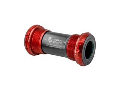 WOLF TOOTH Bottom Bracket BSA Shimano 24 mm | red