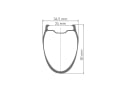 DT SWISS Laufradsatz 28" GRC 1100 Dicut 50 mm | Steckachse | Shimano Road / SRAM XDR