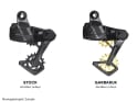 GARBARUK Schaltwerkröllchen 14-16 Zähne | 13-fach für SRAM XPLR | schwarz