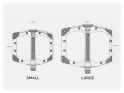 CRANKBROTHERS Pedale Stamp EVO Large | silber
