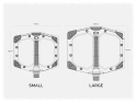 CRANKBROTHERS Pedals Stamp EVO Small | silver