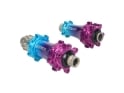 EXTRALITE Naben Set HyperBoost 3 Straightpull 6-Loch | Limited Edition Purple-Blue | Shimano MS