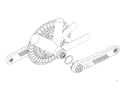 QO Bike Gear RACE Kurbel Direct Mount Rennrad 175 mm