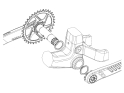 QO Bike Gear ROCKS Kurbel Direct Mount MTB 165 mm
