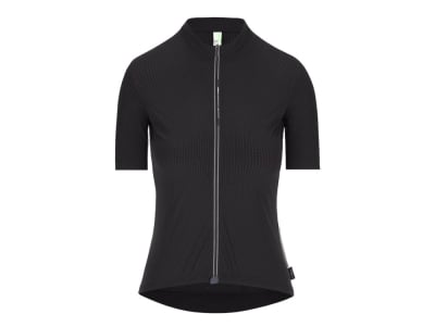 Q36.5 Kurzarmtrikot Damen Dottore Grid Skin | schwarz