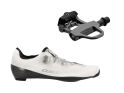 Q36.5 + SRM Bundle | Rennradschuh Unique Pro 4.0 + Pedale X-Power Direct Road 44