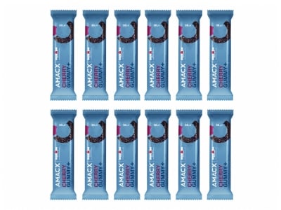 AMACX Gums Cherry + | 12 Bag Box