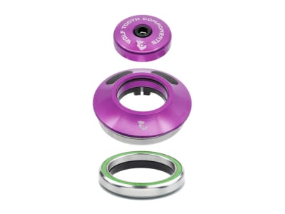 WOLF TOOTH Headset Semi-Internal Cable Routed IS52 / 28.6 | IS52 / 40 | ultraviolet purple