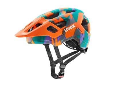 UVEX Helmet for Children react jr. | papaya camo