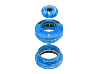WOLF TOOTH Headset Semi-Internal Cable Routed EC44 / 28.6 | EC44 / 40 | blue