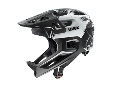 UVEX Helmet for Children react jr. fullface | black-white