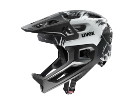 UVEX Helmet for Children react jr. fullface | black-white