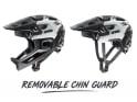 UVEX Helmet for Children react jr. fullface | black-white