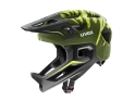 UVEX Helmet for Children react jr. fullface | dark olive