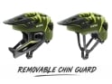 UVEX Helmet for Children react jr. fullface | dark olive