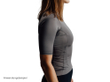 ISADORE Kurzarmtrikot Damen Debut Jersey | dark gull gray L
