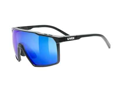 UVEX Sportbrille mtn perform s | black matt / mirror blue