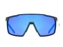 UVEX Sportbrille mtn perform s | black matt / mirror blue