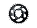 SRAM Eagle Direct Mount Kettenblatt X-SYNC | -4 mm Offset Aluminium | schwarz/silber 30 Zähne