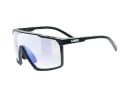 UVEX Sportbrille mtn perform s V | black matt / litemirror blue