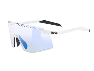 UVEX Sportbrille pace stage V | white matt / mirror blue