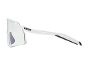 UVEX Sportbrille pace stage V | white matt / mirror blue