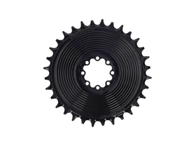 GARBARUK Chainring Direct Mount MTB round for SRAM 8-Bolt Aero | 0 mm Offset | black 34 Teeth