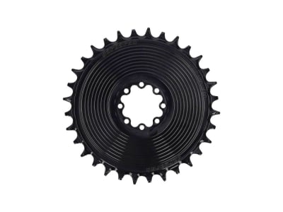 GARBARUK Chainring Direct Mount MTB round for SRAM 8-Bolt Aero | 0 mm Offset | black 38 Teeth