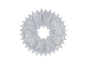 GARBARUK Chainring Direct Mount MTB round for SRAM 8-Bolt Aero | 0 mm Offset | silver 30 Teeth