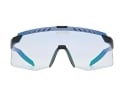 UVEX Sportbrille pace stage s V | black matt / mirror blue